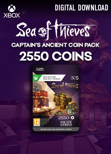 Download Xbox Sea of Thieves Captains Ancient Coin Pack 2550 Coins