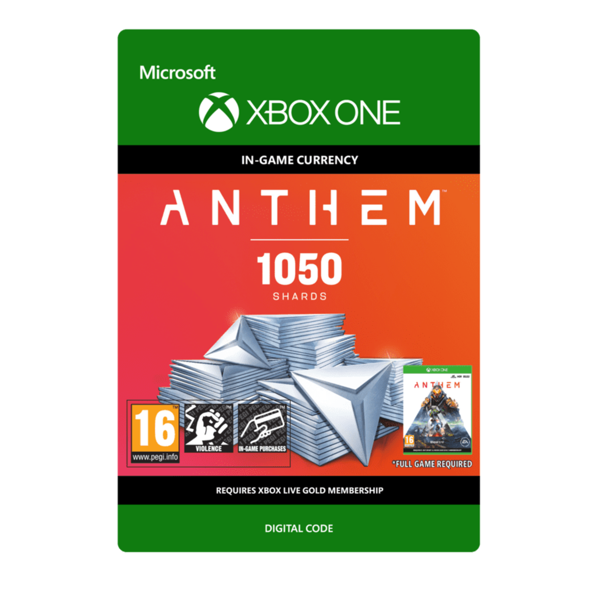 ANTHEM 1050 SHARDS