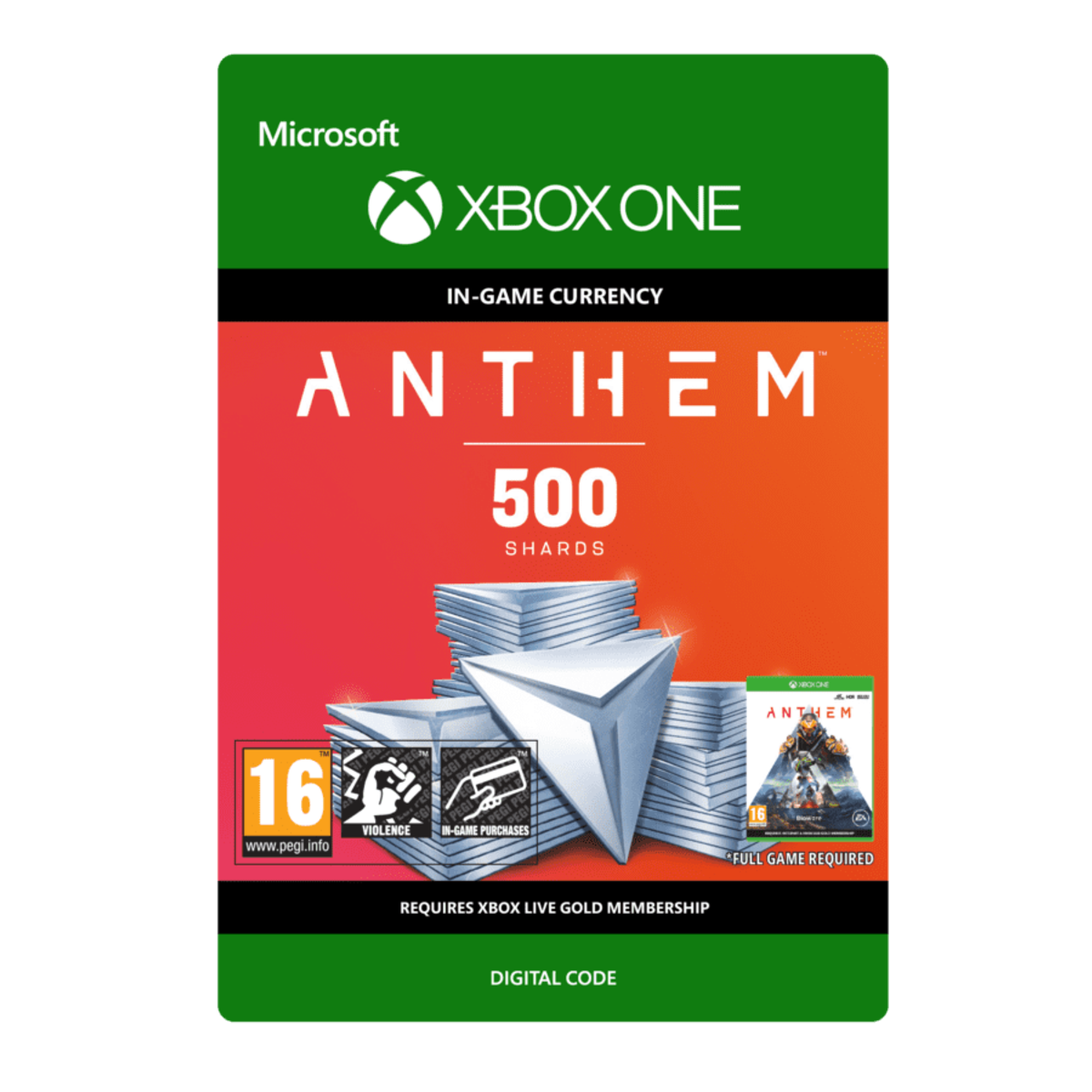 ANTHEM 500 SHARDS