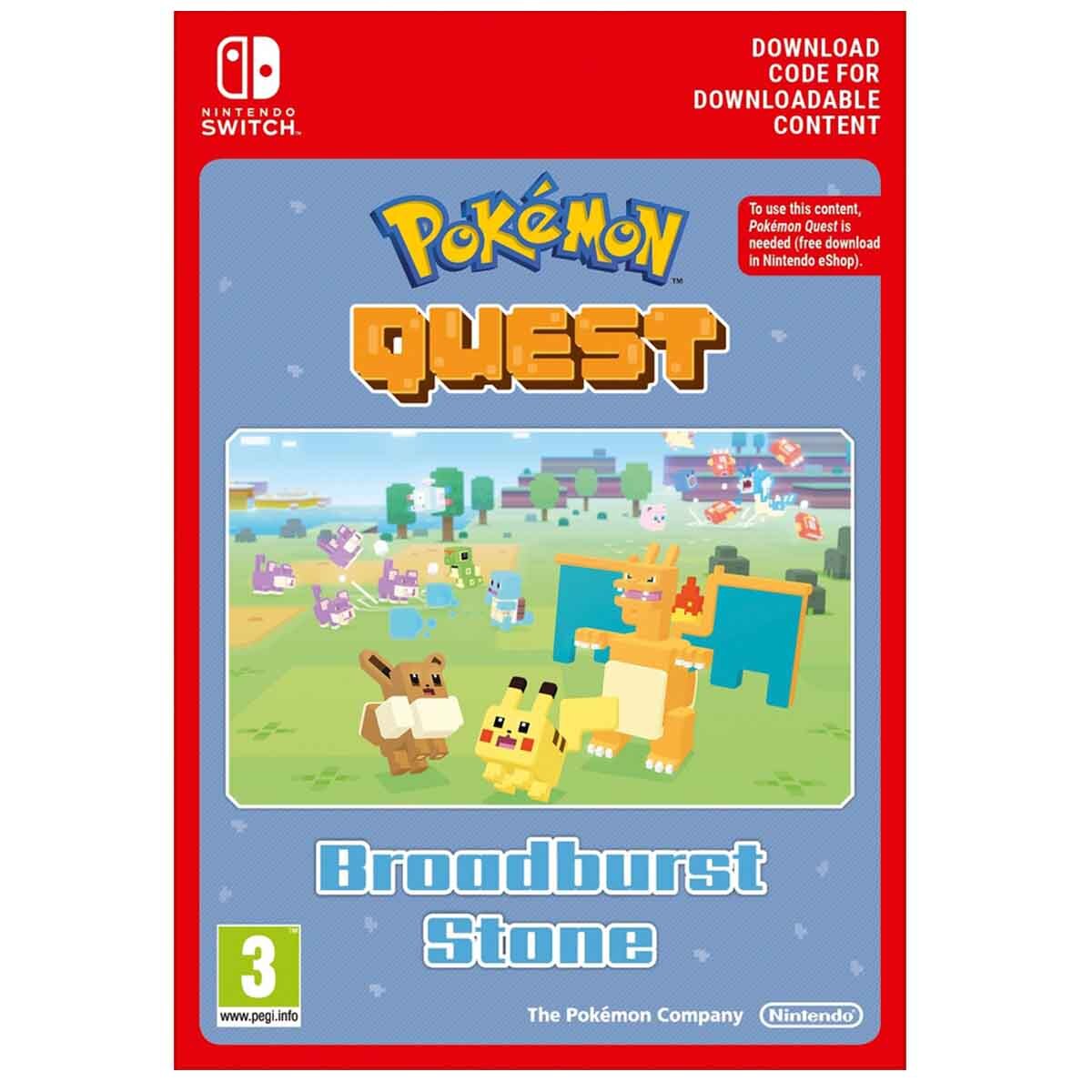 Pokemon QUEST Broadburst Stone ( Uk - EU)