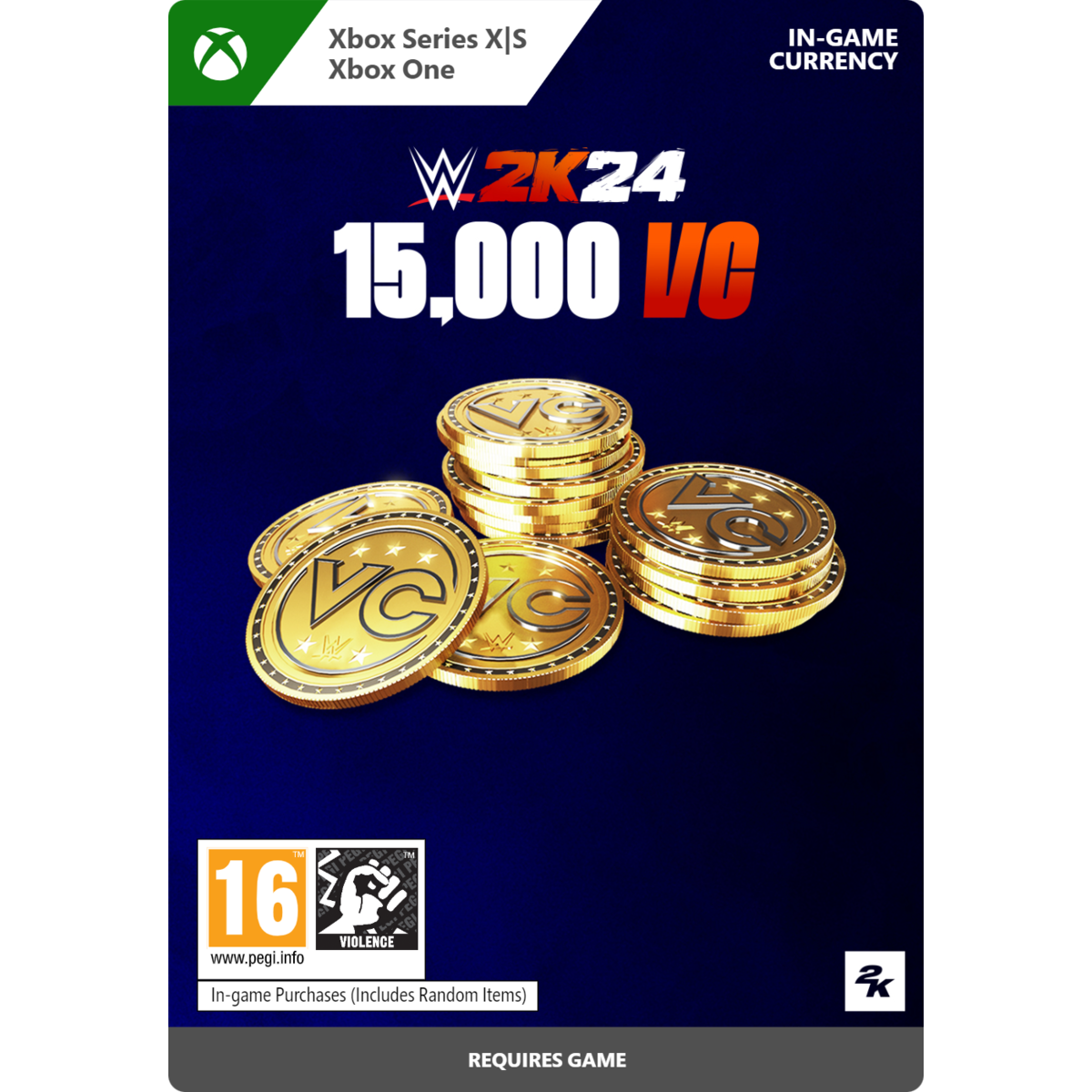 WWE 2K24 15,000 Virtual Currency Pack