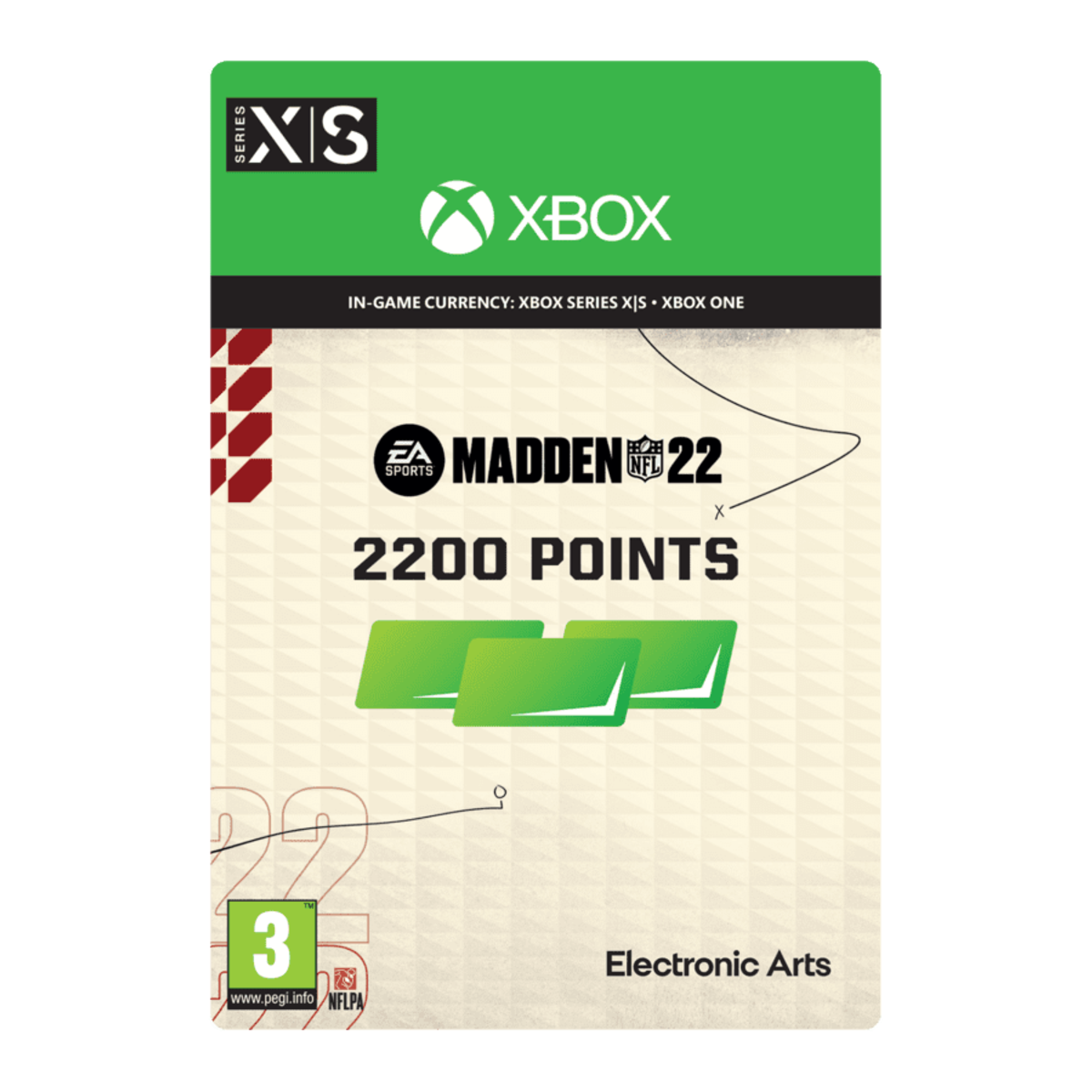 Madden NFL 22: 2200 Madden Points