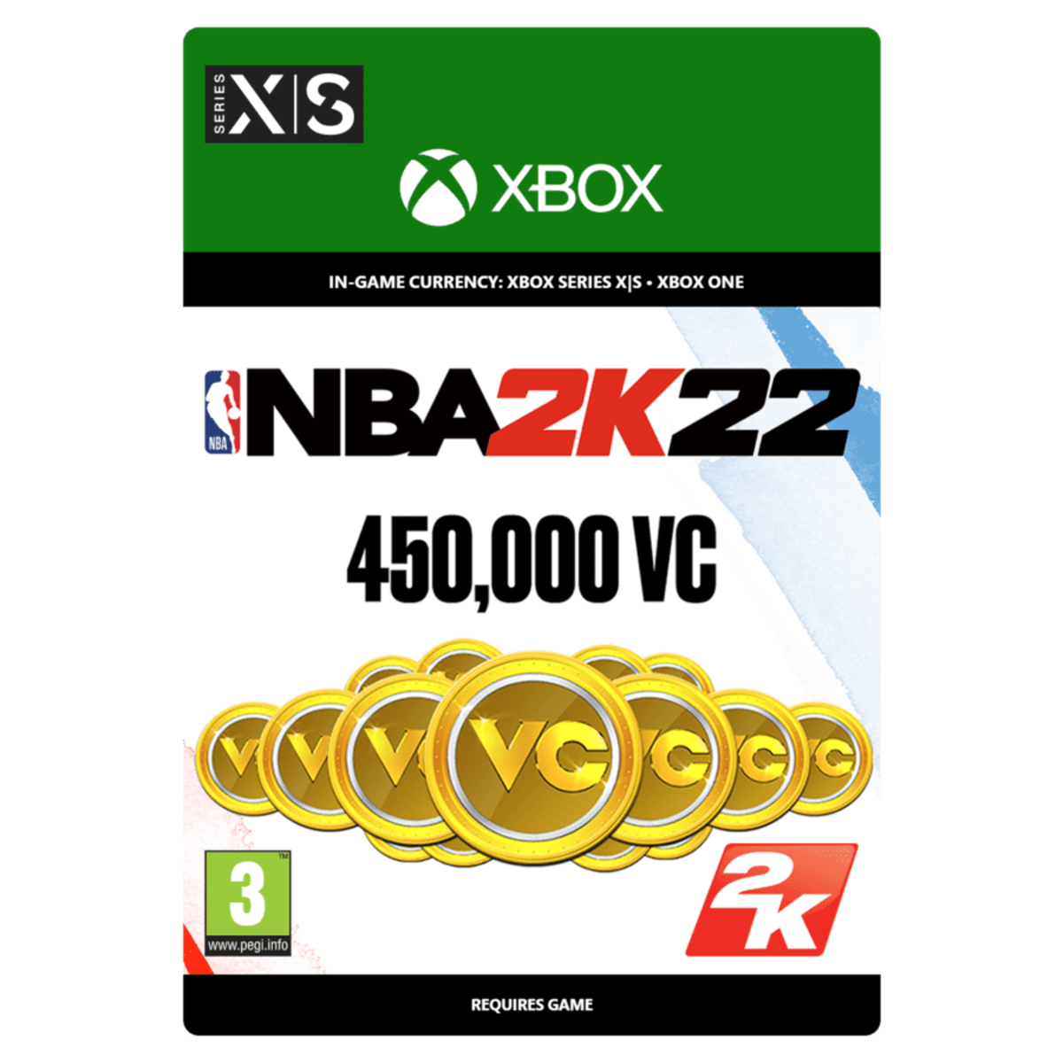 NBA 2K22: 450,000 VC