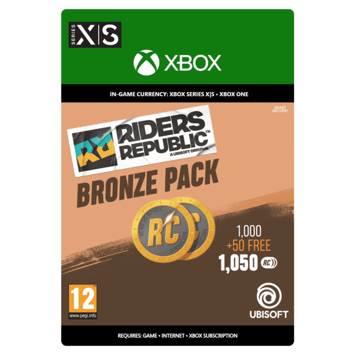 Riders Republic Coins Bronze Pack - 1,050