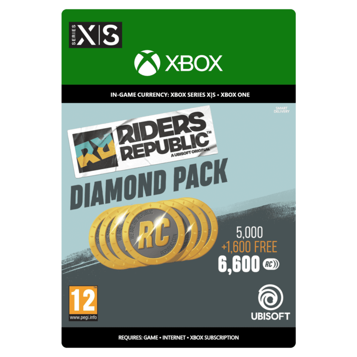 Riders Republic Coins Diamond Pack - 6,600