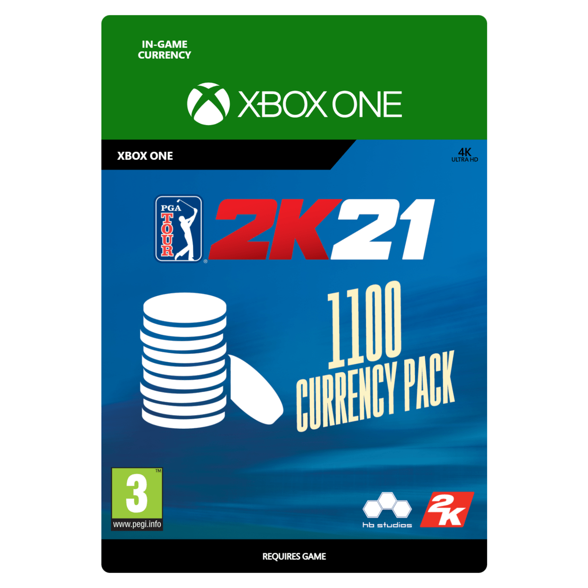 PGA TOUR 2K21: 1100 Currency Pack