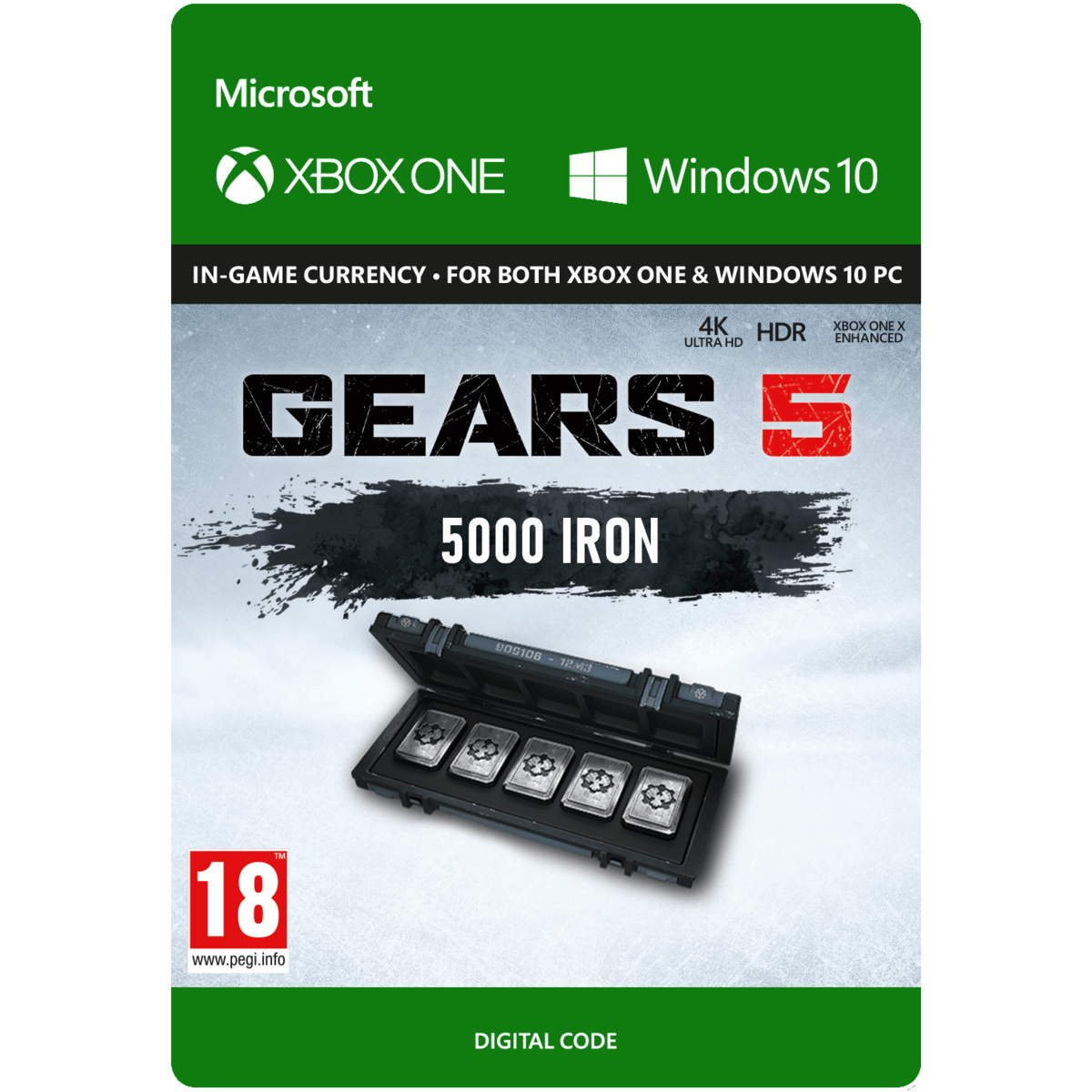 Gears of War 5: 5,000 Iron + 1,000 Bonus Iron