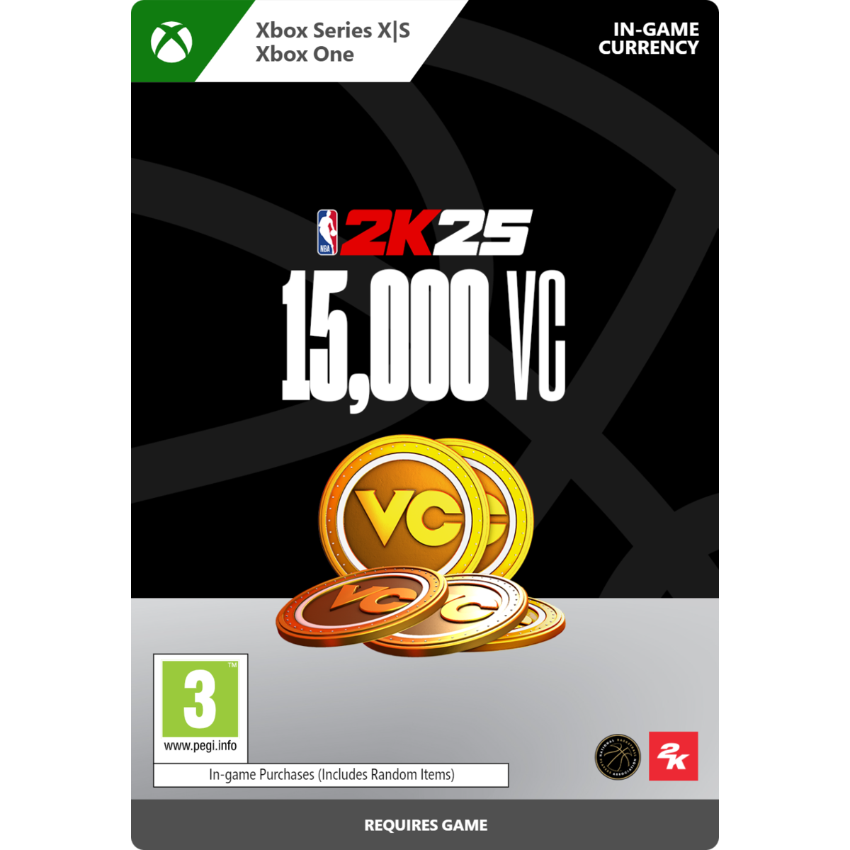 NBA 2K25 15,000 Virtual Currency Pack