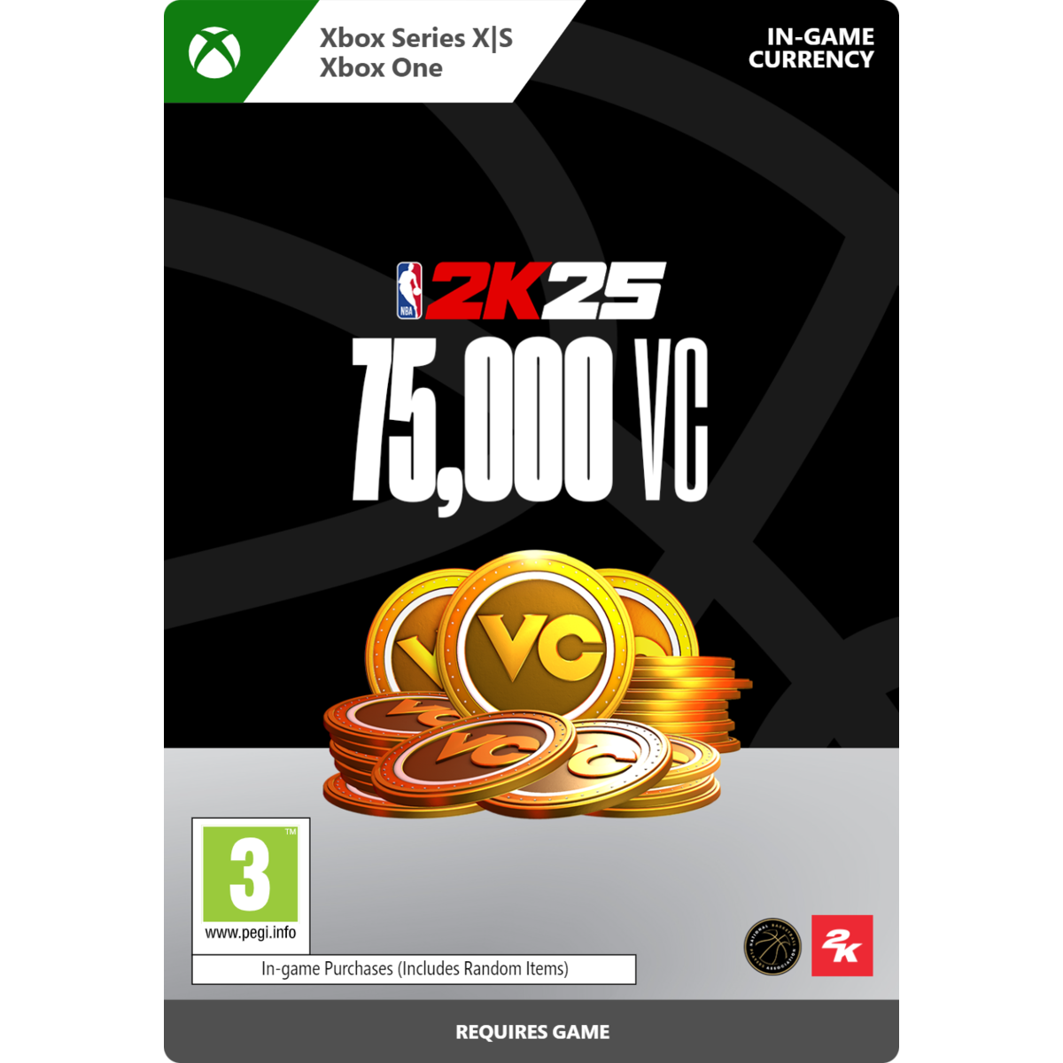 NBA 2K25 75,000 Virtual Currency Pack