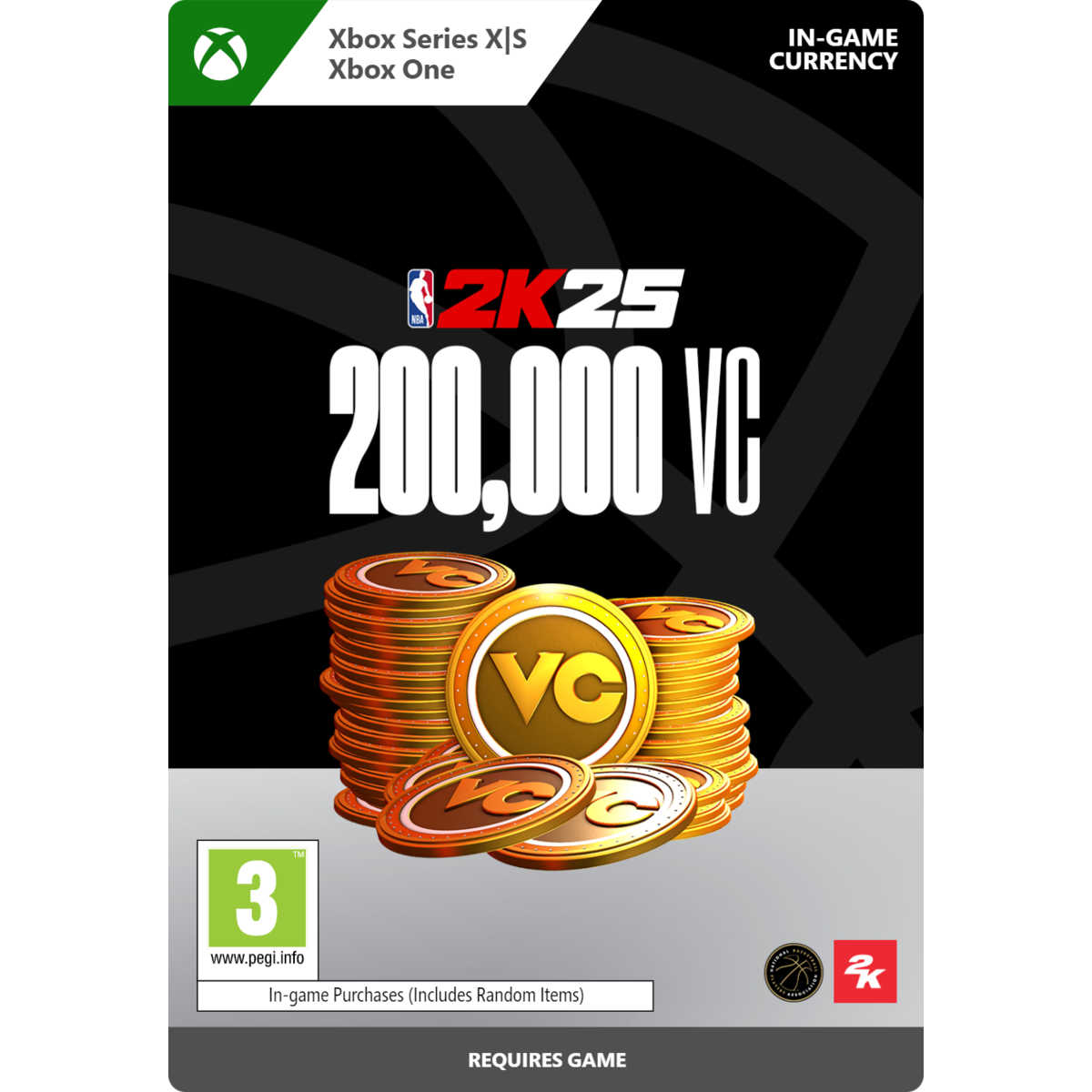 NBA 2K25 200,000 Virtual Currency Pack