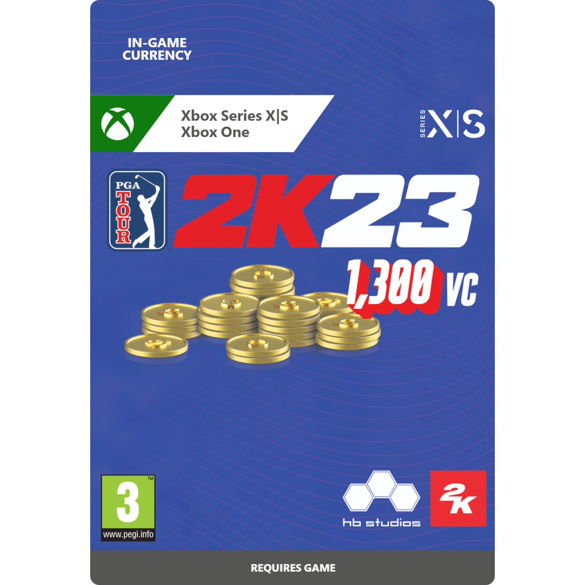 PGA Tour 2K23 - 1,300 VC Pack