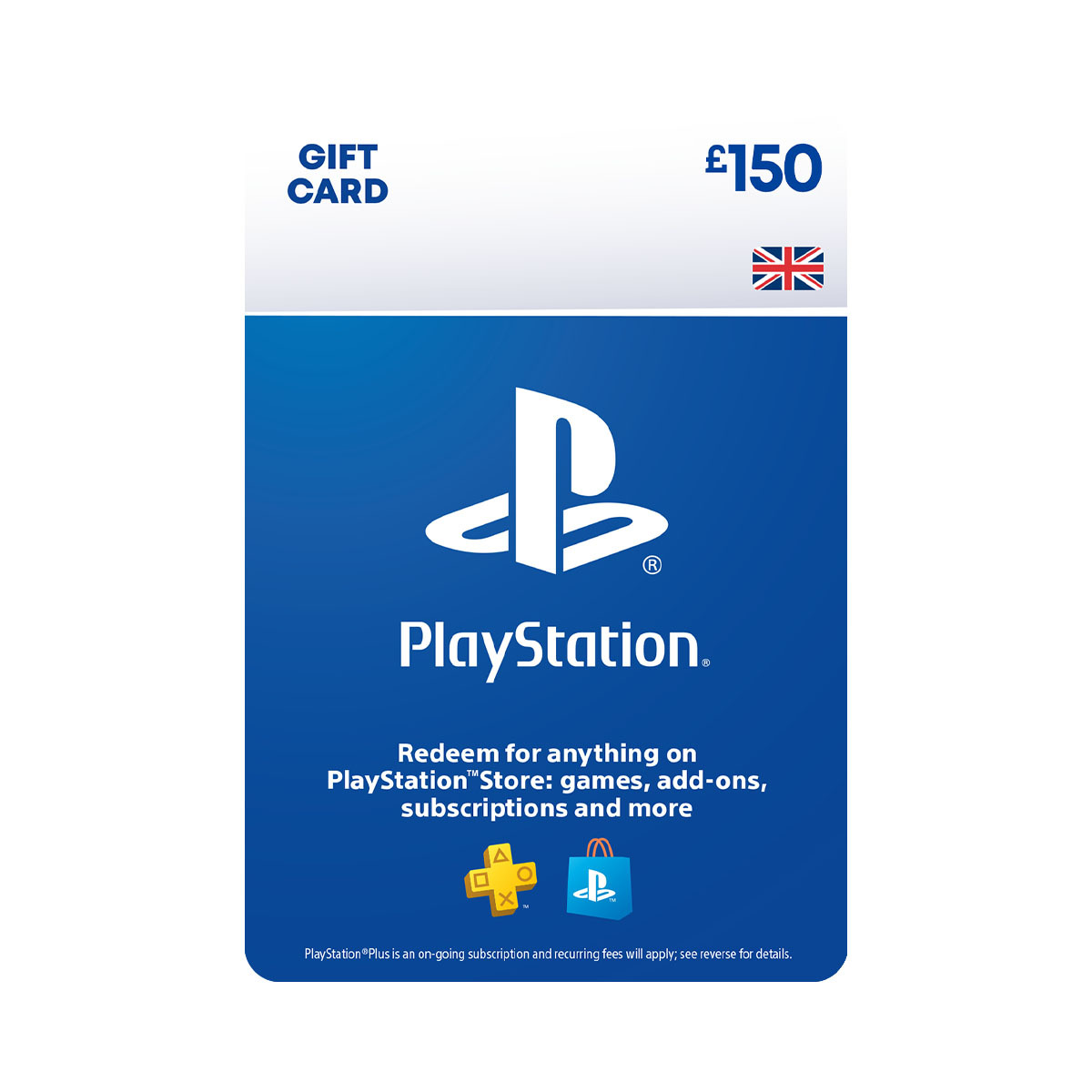 PlayStation Store Gift Card £150 PS5 / PS4 | PSN UK Account