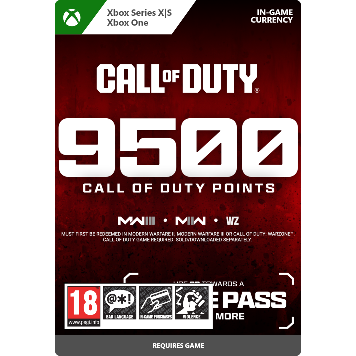 Call of Duty® Points - 9,500