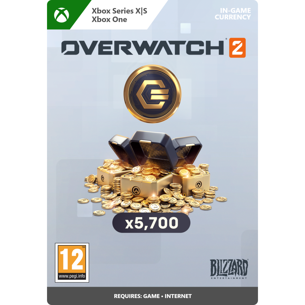 Overwatch® 2 - 5,000 (+700 Bonus) Overwatch Coins