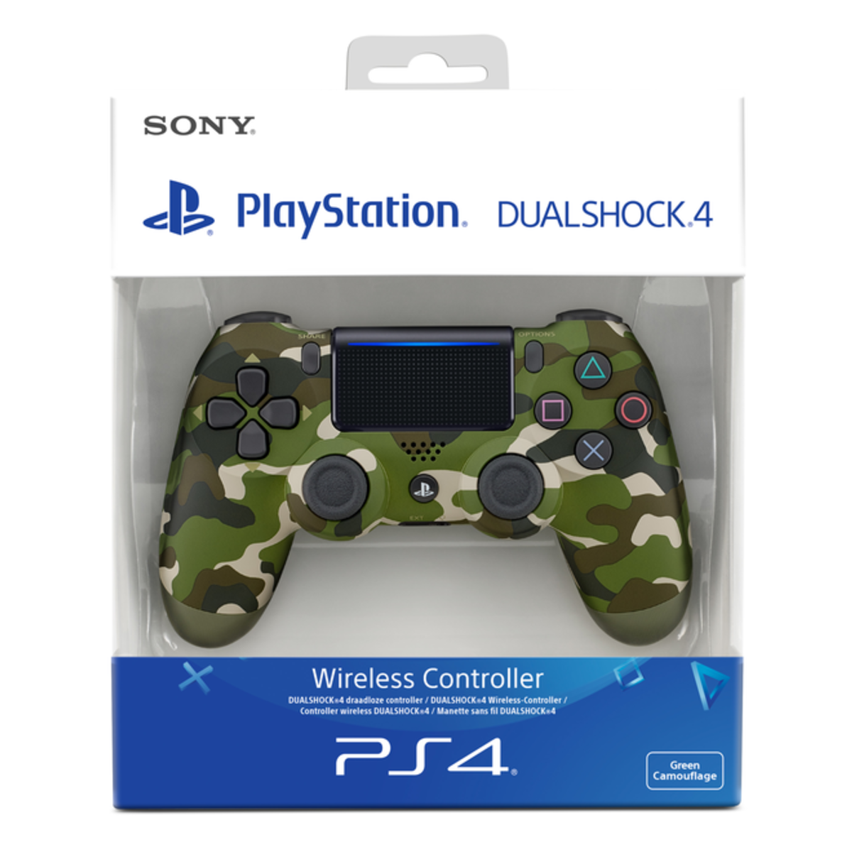 white camouflage ps4 controller