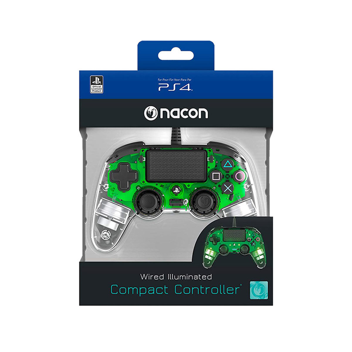 Nacon PS4 Compact Controller Green LE - PlayStation 4