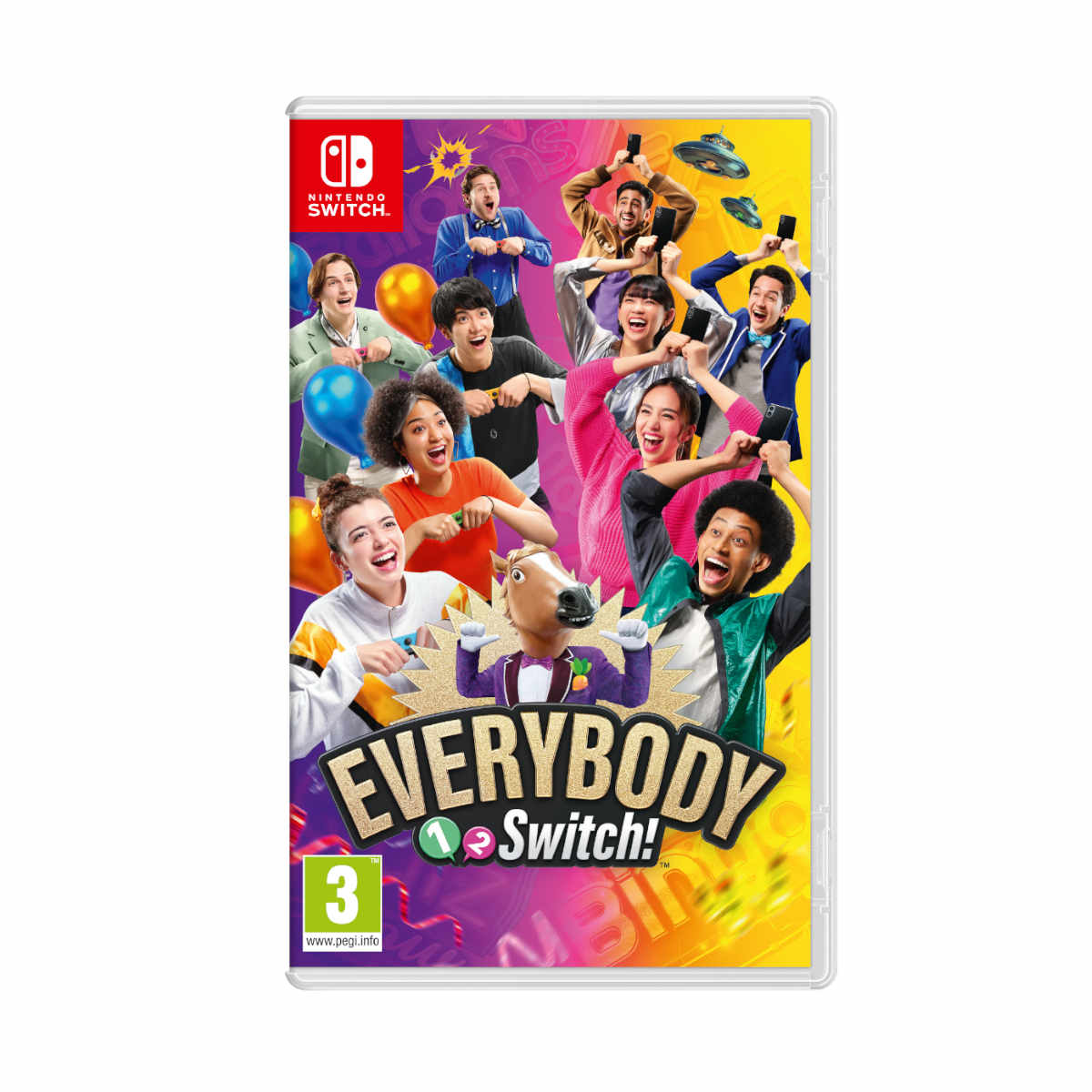 Grab your phones and join the fun in Everybody 1-2 Switch