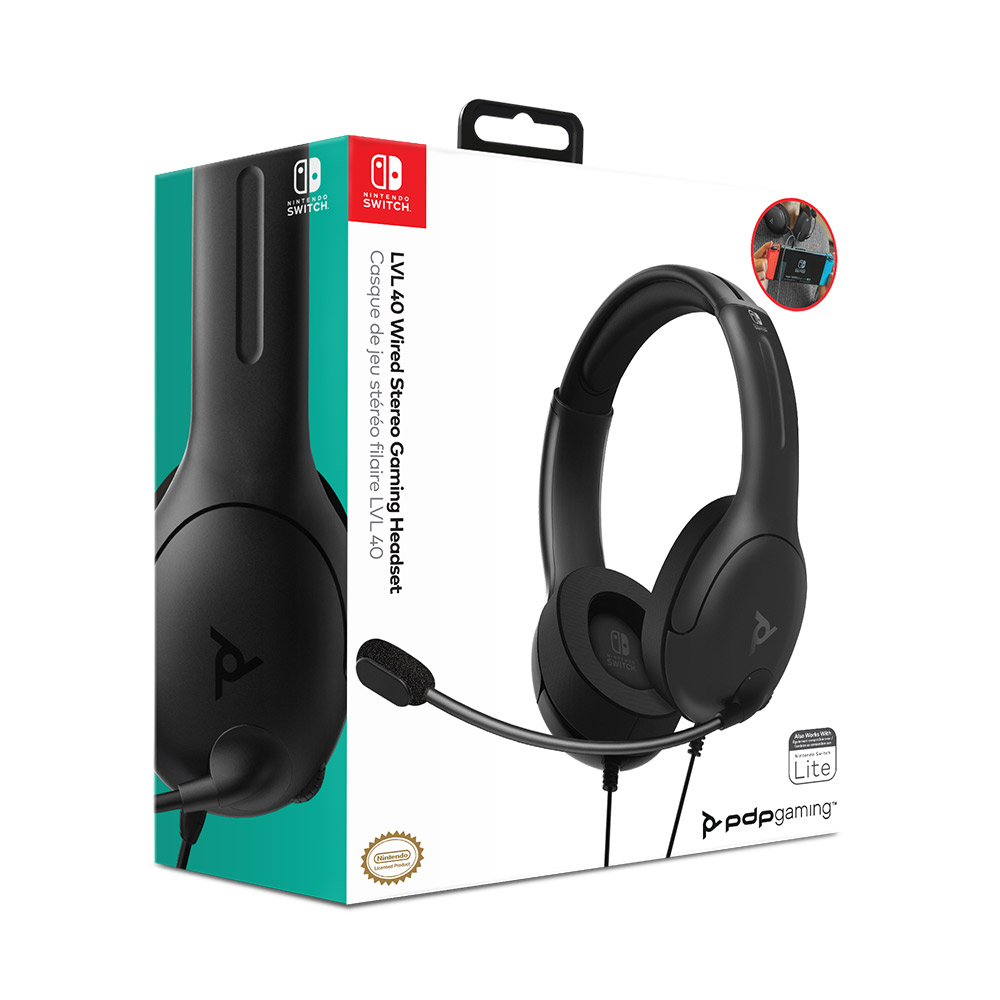 LVL 40 Black Headset - Switch