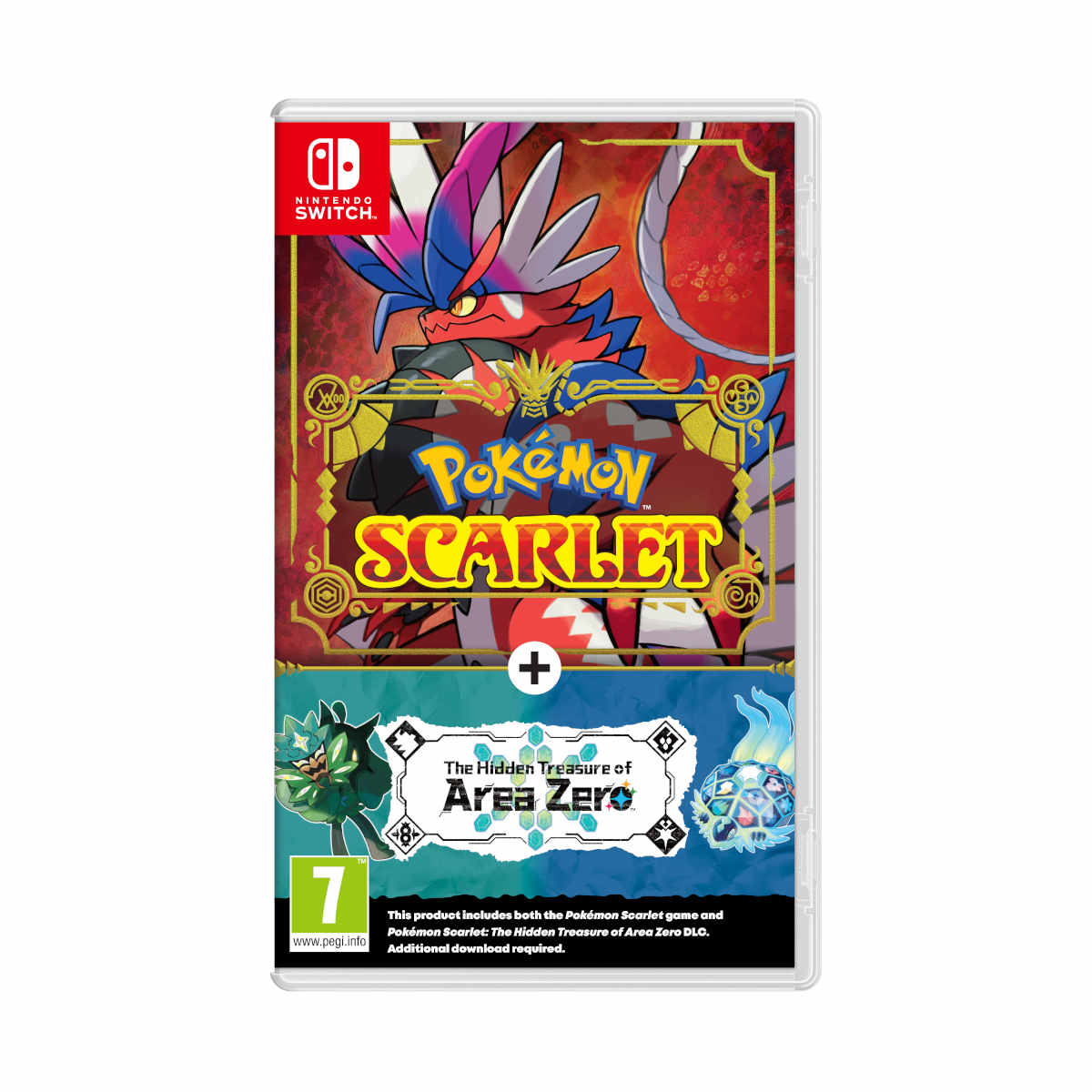 Pokemon Scarlet +The Hidden Treasue of Area Zero DLC - Switch