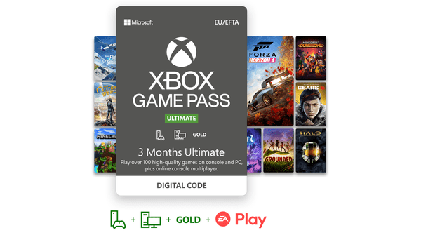Xbox Game Pass Ultimate 3-Month Membership Digital Code