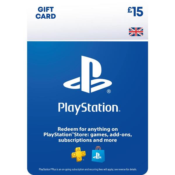 Buy PlayStation £15 Store Gift PSN / | PS5 Account Card UK PSN PS4 DIGITAL