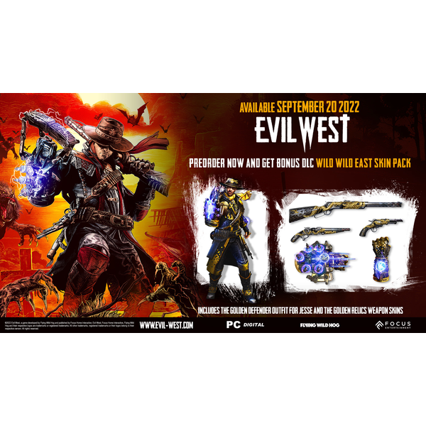 Evil West Pc Steam Offline - Modo Campanha - Loja DrexGames - A sua Loja De  Games