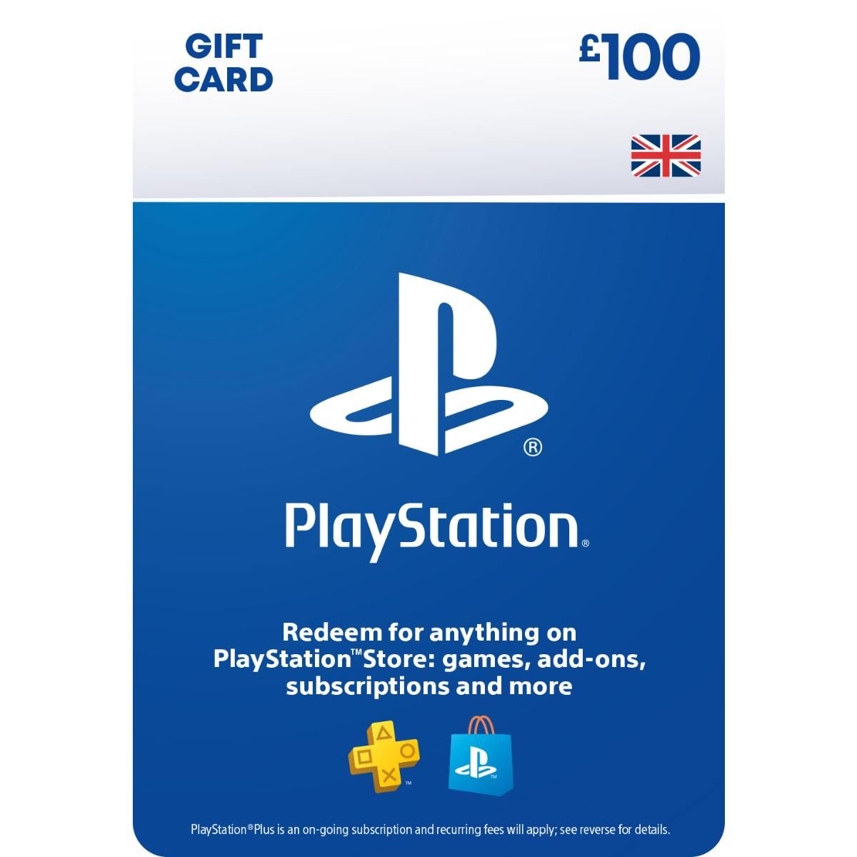 Buy PlayStation Store / PS5 Card | £100 PSN Account DIGITAL UK Gift PS4 PSN